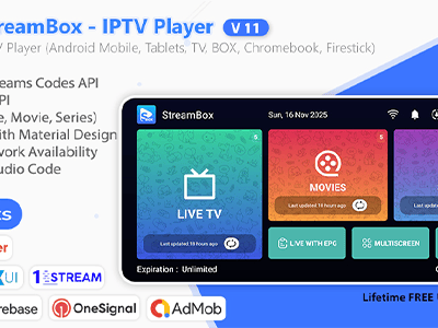 StreamBox - IPTV Player for Android by nemosofts | CodeCanyon