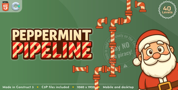 Peppermint Pipeline - HTML5 Puzzle game - CodeCanyon Item for Sale