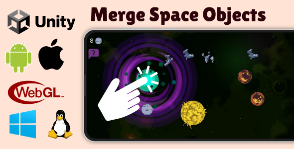 Space Merge Unity Game Template - CodeCanyon Item for Sale