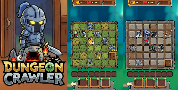 Dungeon Crawler - HTML5 Game - Construct 3 - C3P - CodeCanyon Item for Sale