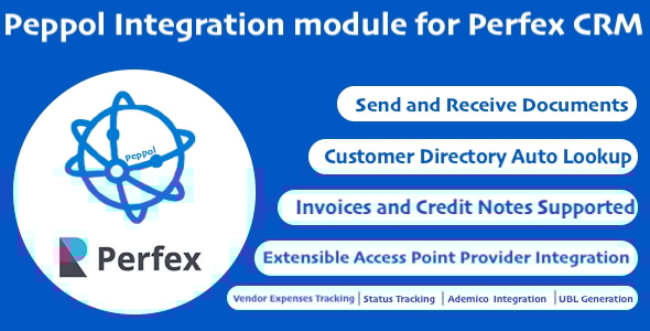 PEPPOL Integration Module for Perfex CRM - CodeCanyon Item for Sale