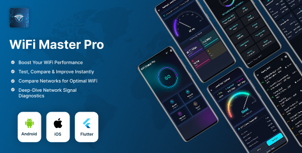 WiFi Master Pro: Speed Test - CodeCanyon Item for Sale