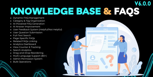 FAQ System for Bicrypto - Knowledge Base, AI-Powered Content & User Feedback Addon - CodeCanyon Item for Sale