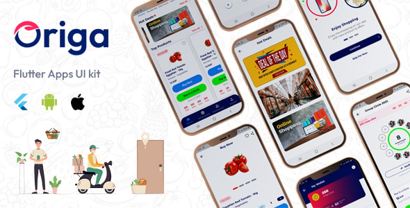 Origa – Single vendor Ecommerce flutter app UI kit - CodeCanyon Item for Sale