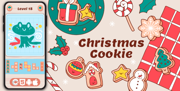 Christmas Cookie - HTML5, Construct 3 - CodeCanyon Item for Sale