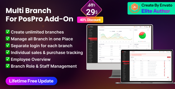 POSpro Multi-Branch Management Add-on for Web and Mobile - CodeCanyon Item for Sale