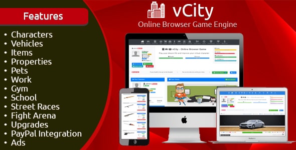 vCity - Online Browser Game - CodeCanyon Item for Sale