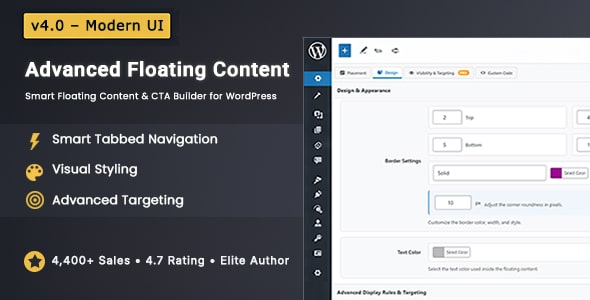 Advanced Floating Content - CodeCanyon Item for Sale