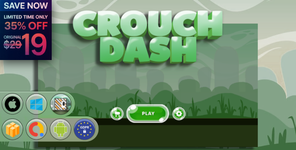 Crouch Dash Game Template - CodeCanyon Item for Sale