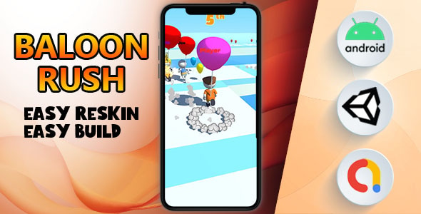 Balloon Rush - (Unity - Admob - Game) - CodeCanyon Item for Sale
