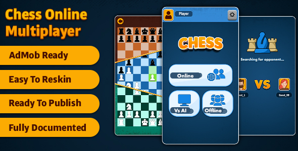 Chess Online & Offline Multiplayer Game | Firebase Real-Time Database | Libgdx-Java - CodeCanyon Item for Sale