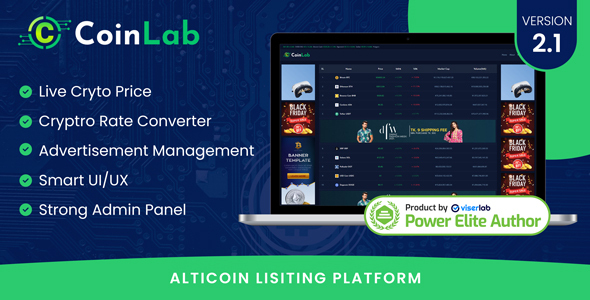 CoinLab - Altcoin Listing Platform - CodeCanyon Item for Sale