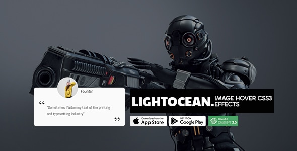 LightOcean - Testimonial Cards Showcase HTML5 - CodeCanyon Item for Sale