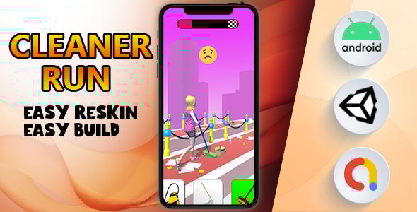 Cleaner Run - (Unity - Admob - Game) - CodeCanyon Item for Sale