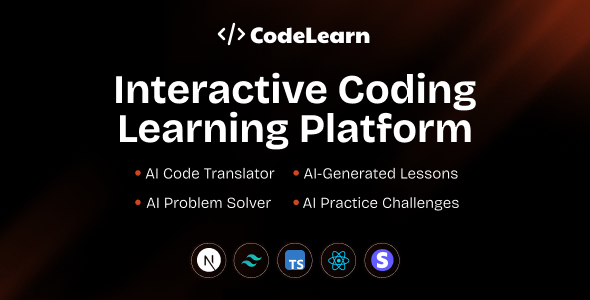 CodeLearn - AI-Powered Code Learning Platform SaaS - CodeCanyon Item for Sale