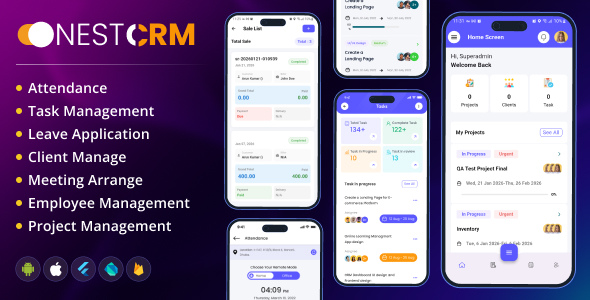 Onest CRM - Multiple Platform CRM Mobile Application - CodeCanyon Item for Sale