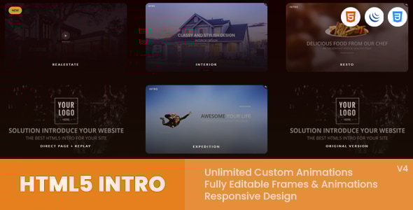 Html5 Intro - CodeCanyon Item for Sale