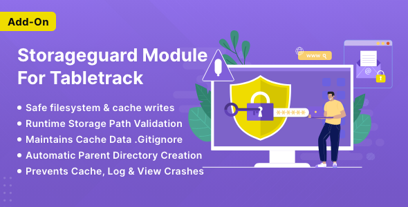 StorageGuard Module for TableTrack - CodeCanyon Item for Sale