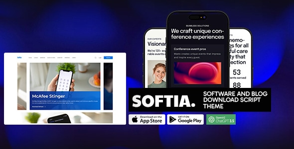 Softia – Software and Blog / Download script Theme - CodeCanyon Item for Sale