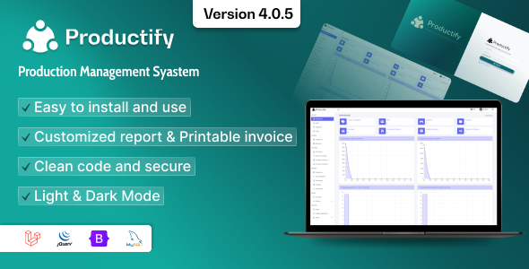 Productify::Production Management System - CodeCanyon Item for Sale