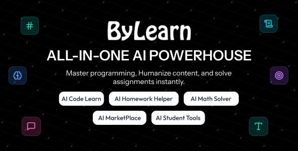 ByLearn - AI Learning & Content Platform SaaS - CodeCanyon Item for Sale