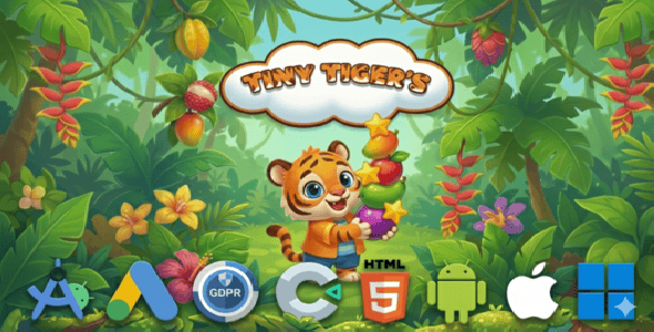 Tiny Tiger (HTML5 Game + Construct 3) - CodeCanyon Item for Sale