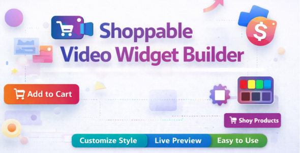 Shoppable Video Widget Builder - Floating Multi Style Popup - CodeCanyon Item for Sale