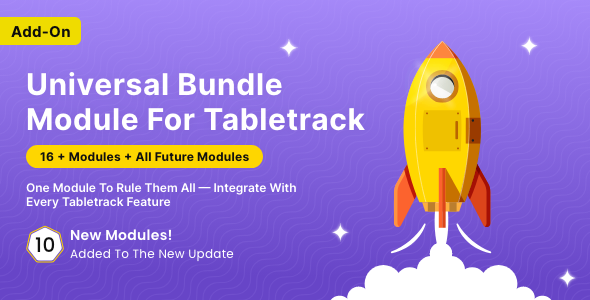 Universal Modules Bundle for Tabletrack - CodeCanyon Item for Sale