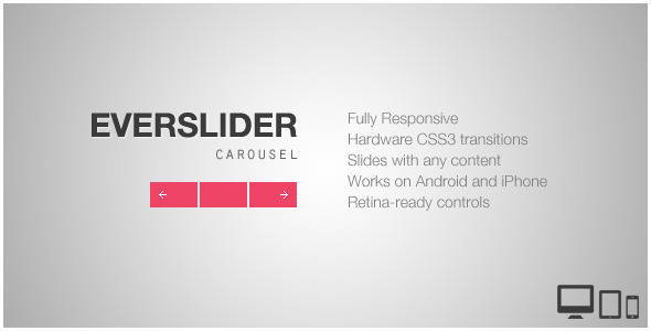 Everslider - Responsive jQuery Carousel Plugin - CodeCanyon Item for Sale