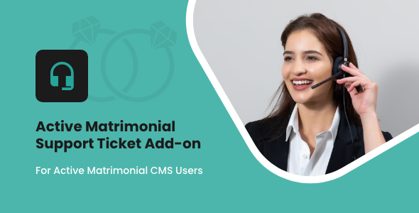 Active Matrimonial Support Ticket add-on - CodeCanyon Item for Sale