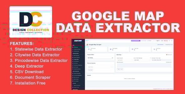 Google Maps Data Extractor - CodeCanyon Item for Sale