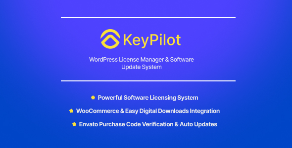 KeyPilot – WordPress License Manager & Software Update System - CodeCanyon Item for Sale