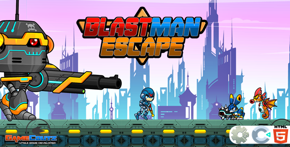 Blastman Escape - Construct Game - CodeCanyon Item for Sale