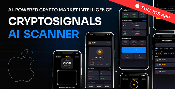 CryptoSignalsAI — iOS SaaS App + Admin Panel + Backend - CodeCanyon Item for Sale