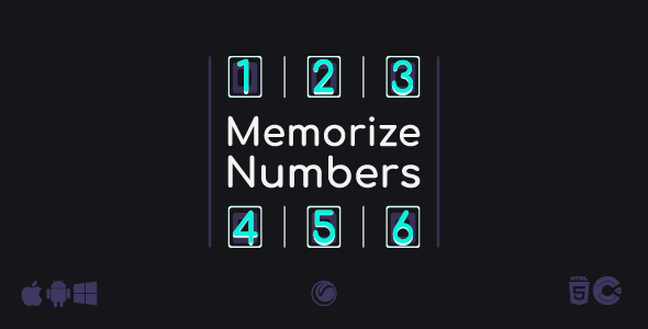 Memorize Numbers | HTML5 Construct Game - CodeCanyon Item for Sale