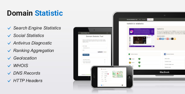 Domain Statistic Tool - CodeCanyon Item for Sale