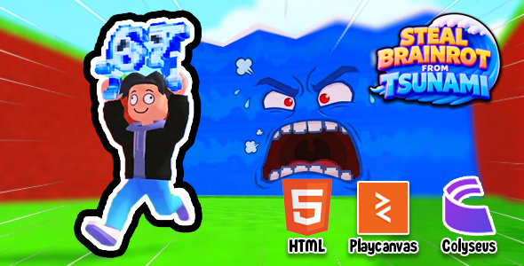 Steal Brainrot From Tsunami - HTML5 Game - Source Code - CodeCanyon Item for Sale