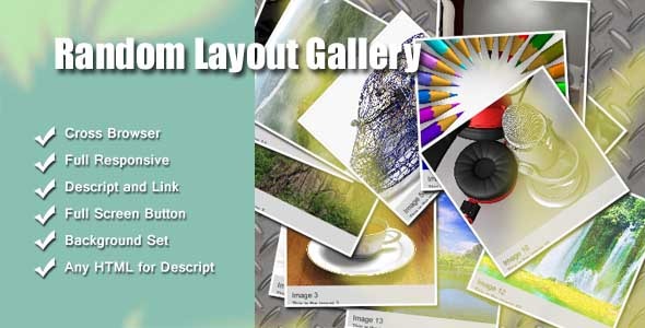 Random Layout Gallery - CodeCanyon Item for Sale