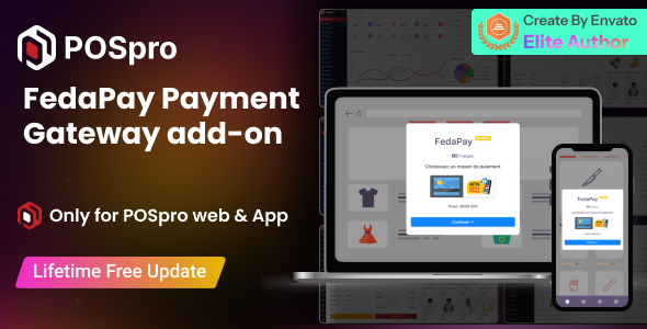 POSpro – Fedapay Payment Gateway Add-on - CodeCanyon Item for Sale