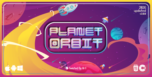 Planet Orbit - HTML5 Game Template - CodeCanyon Item for Sale