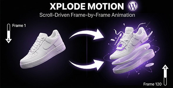 Xplode Motion - Scroll-Driven Frame Animation Plugin for WordPress - CodeCanyon Item for Sale
