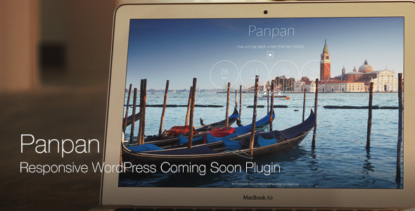 Panpan - Responsive WordPress Coming Soon Plugin - CodeCanyon Item for Sale