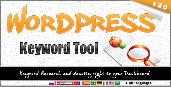 Wordpress Keyword Tool Plugin - CodeCanyon Item for Sale
