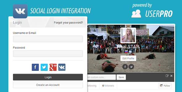 VK.com Social Connect for UserPro - CodeCanyon Item for Sale