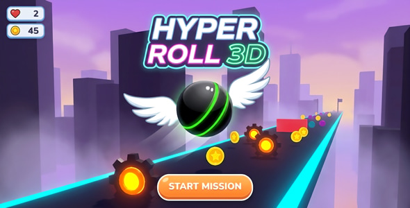 Hyper Roll 3D HTML5 Game - CodeCanyon Item for Sale