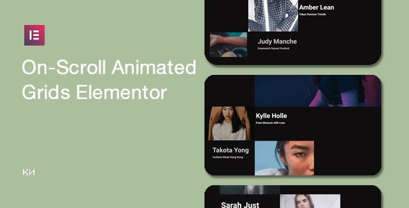 On-Scroll Animated Grid for Elementor - CodeCanyon Item for Sale