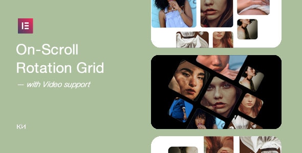 On-Scroll Rotation Grid for Elementor - CodeCanyon Item for Sale