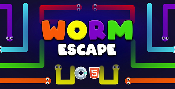 Worm Escape | HTML5 Game - CodeCanyon Item for Sale