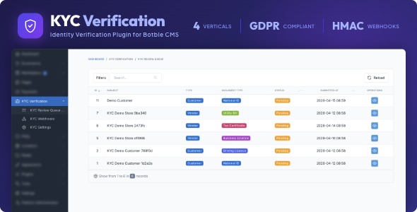 KYC Verification - Identity Verification Plugin for Botble CMS - CodeCanyon Item for Sale