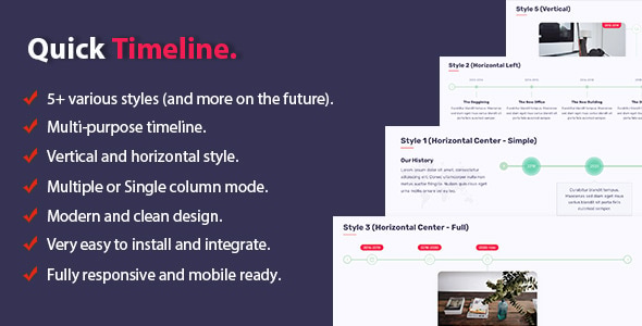 Quick Timeline For WordPress - CodeCanyon Item for Sale